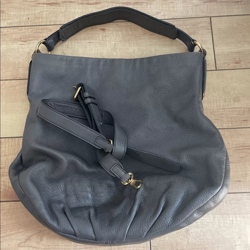 Marc by Marc Jacobs Standard Supply Workwear Grey Pebbled Leather Bag - Picture 4 of 9
